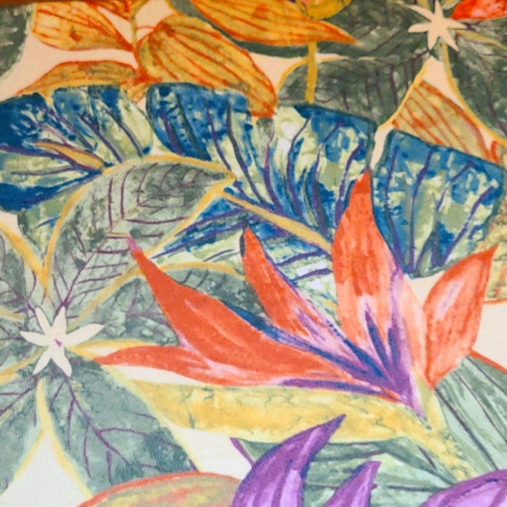 Beautiful Floral Soft Jersey Crafting Quilting Sewing  Fabric  1.3 Yards Lush